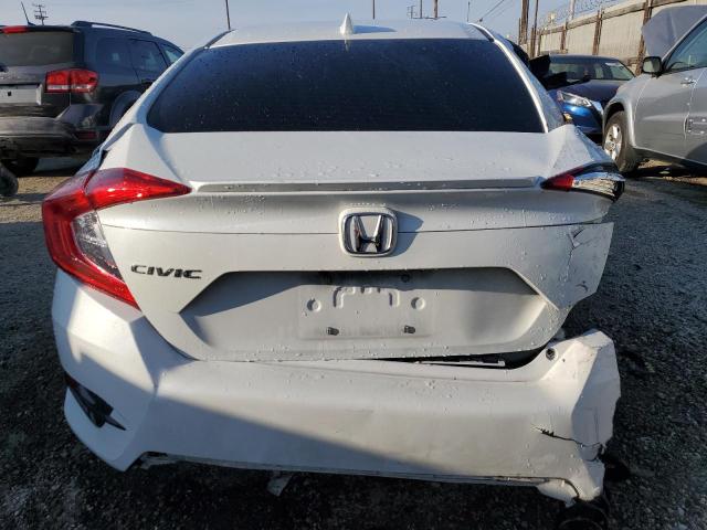 19XFC1F7XKE215956 - 2019 HONDA CIVIC EXL WHITE photo 6