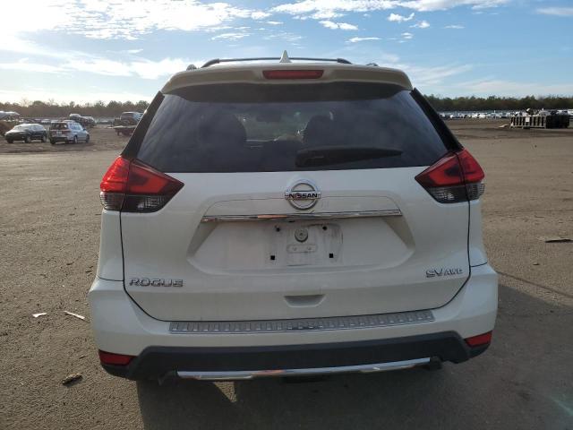 5N1AT2MVXHC817298 - 2017 NISSAN ROGUE SV WHITE photo 6