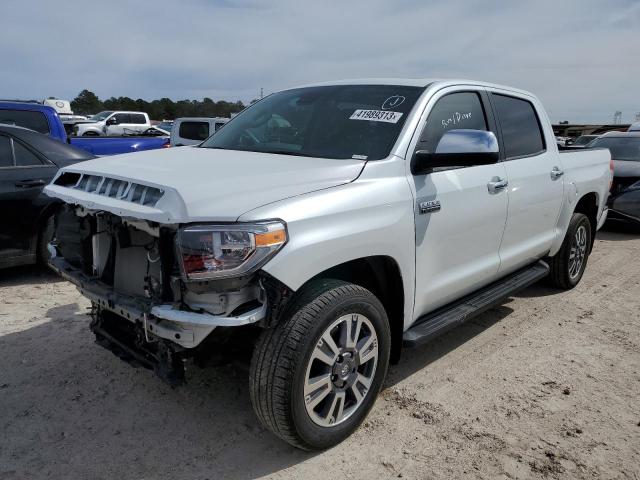 5TFGY5F13MX297976 - 2021 TOYOTA TUNDRA CRE WHITE photo 1