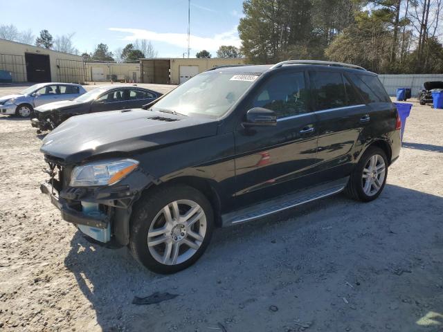 4JGDA5HB7FA577866 - 2015 MERCEDES-BENZ ML 350 4MATIC BLACK photo 1