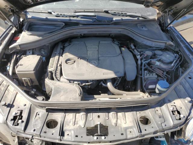 4JGDA5HB7FA577866 - 2015 MERCEDES-BENZ ML 350 4MATIC BLACK photo 11