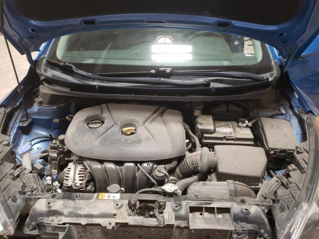 KMHD35LH2HU370681 - 2017 HYUNDAI ELANTRA GT BLUE photo 11