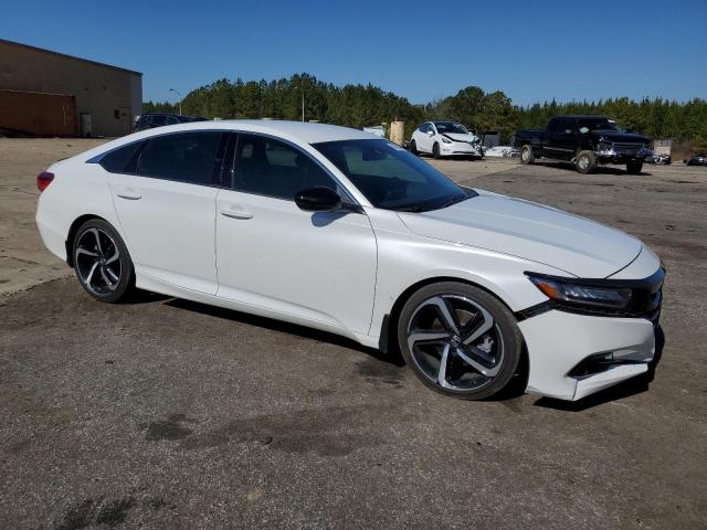 1HGCV1F36NA100709 - 2022 HONDA ACCORD SPORT WHITE photo 4