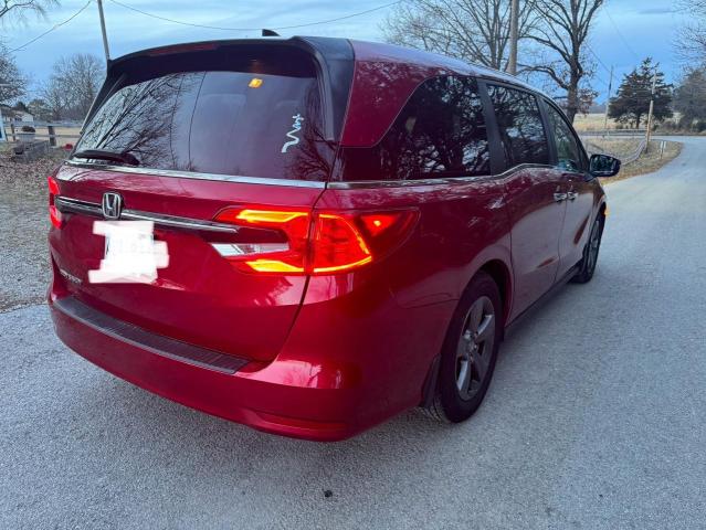 5FNRL6H57NB036097 - 2022 HONDA ODYSSEY EX RED photo 4