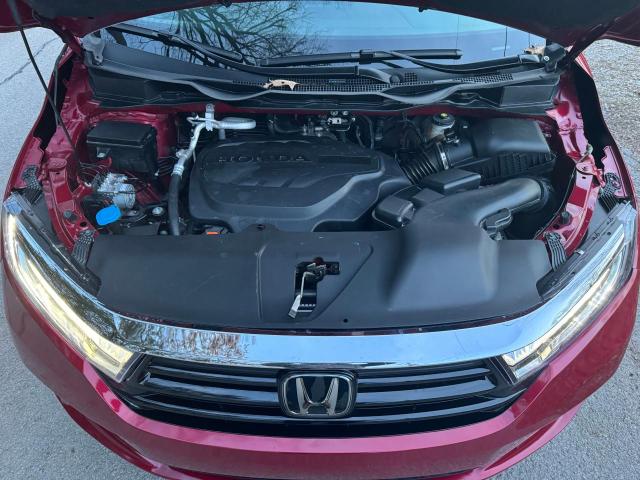 5FNRL6H57NB036097 - 2022 HONDA ODYSSEY EX RED photo 7