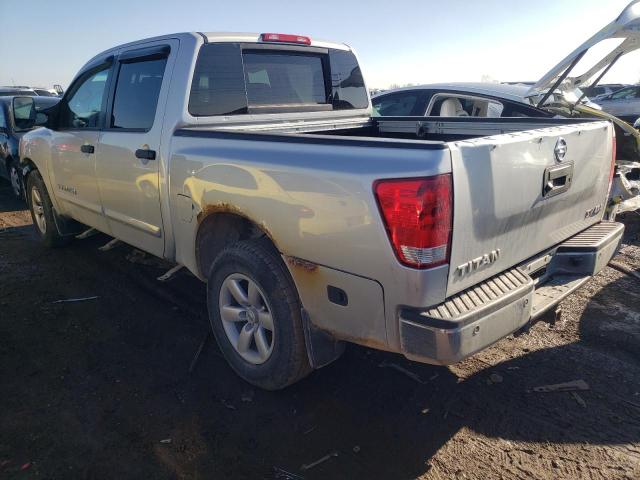 1N6AA0EC2DN307261 - 2013 NISSAN TITAN S SILVER photo 2