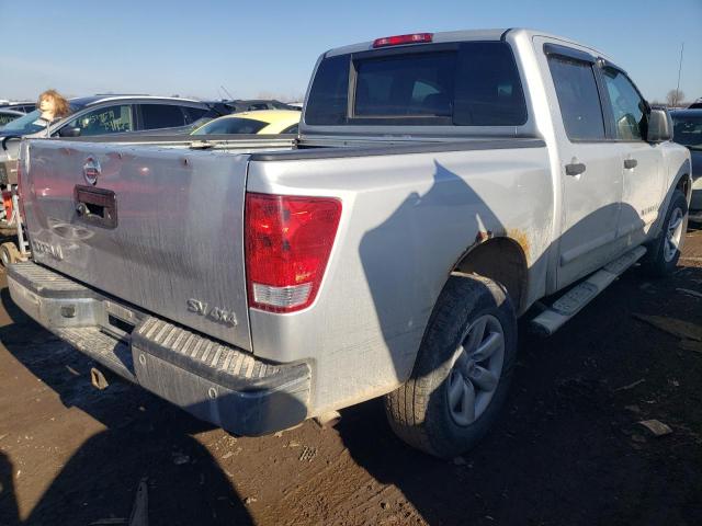 1N6AA0EC2DN307261 - 2013 NISSAN TITAN S SILVER photo 3