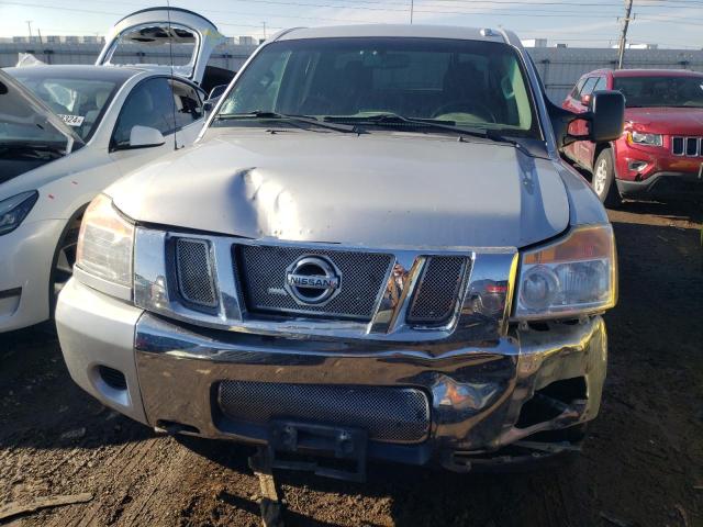 1N6AA0EC2DN307261 - 2013 NISSAN TITAN S SILVER photo 5