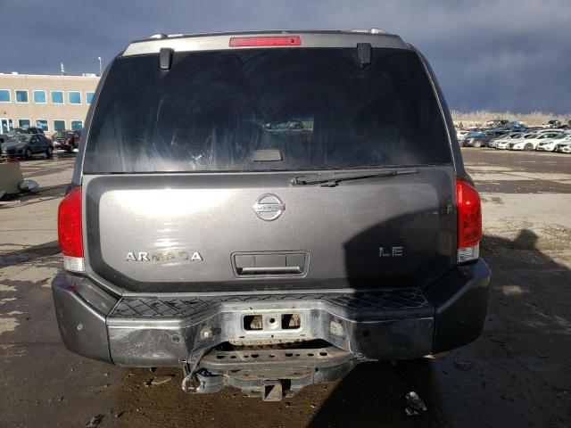 5N1AA08B55N728913 - 2005 NISSAN ARMADA SE GRAY photo 6