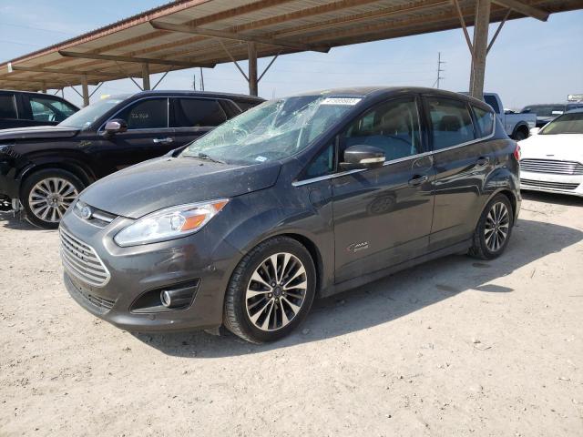 1FADP5FU2HL103571 - 2017 FORD C-MAX TITANIUM GRAY photo 1