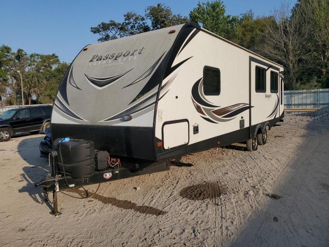 4YDT2892XJK415999 - 2018 KEYSTONE PASSPORT WHITE photo 9