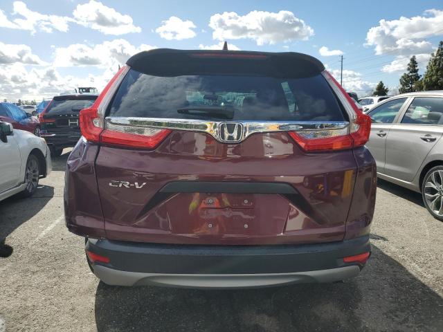 2HKRW5H36JH417631 - 2018 HONDA CR-V LX BURGUNDY photo 6