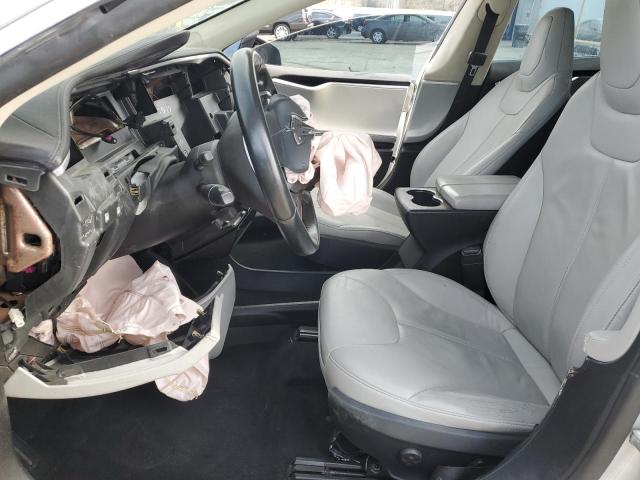 5YJSA1AC2DFP10884 - 2013 TESLA MODEL S ვერცხლისფერი ფოტო 7