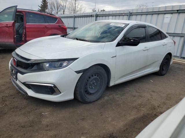 2HGFC2F5XLH007555 - 2020 HONDA CIVIC LX WHITE photo 1