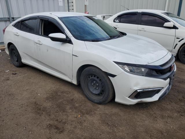 2HGFC2F5XLH007555 - 2020 HONDA CIVIC LX WHITE photo 4