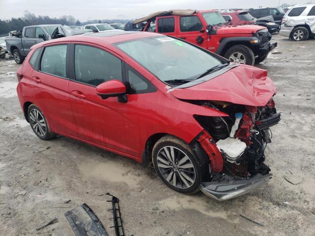 3HGGK5H80FM711382 - 2015 HONDA FIT EX RED photo 4