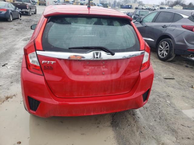 3HGGK5H80FM711382 - 2015 HONDA FIT EX RED photo 6