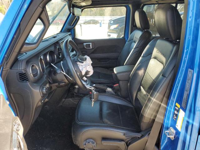 1C4JJXP68MW782149 - 2021 JEEP WRANGLER U SAHARA 4XE BLUE photo 7