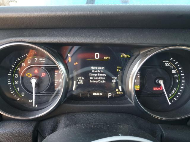 1C4JJXP68MW782149 - 2021 JEEP WRANGLER U SAHARA 4XE BLUE photo 9