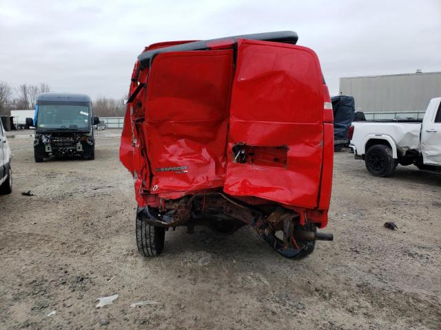 1GCWGFCF9F1277421 - 2015 CHEVROLET EXPRESS G2 RED photo 6