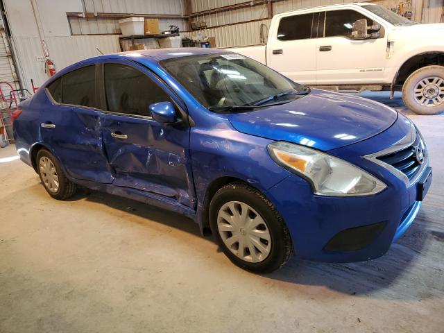 3N1CN7AP0FL850731 - 2015 NISSAN VERSA S BLUE photo 4