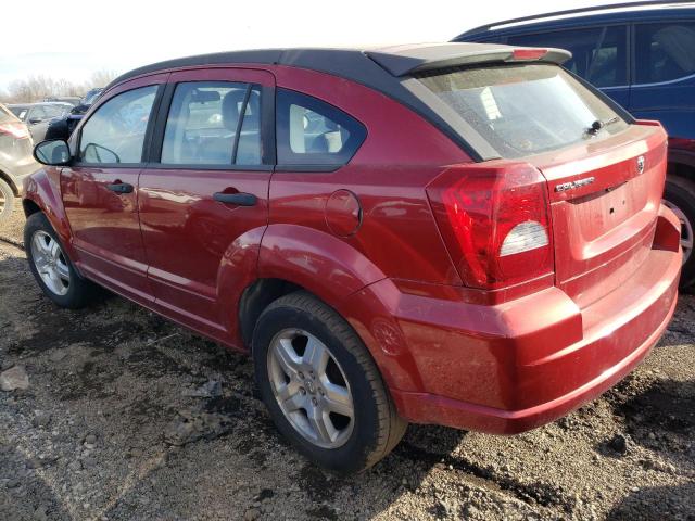 1B3HB48B97D108020 - 2007 DODGE CALIBER SXT RED photo 2