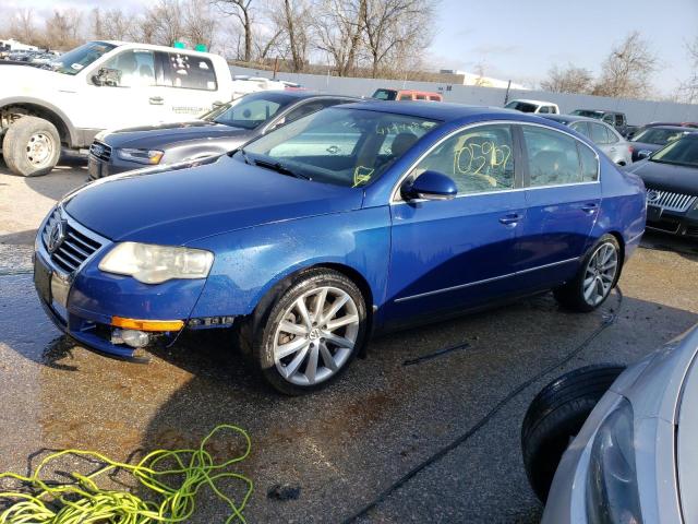 WVWDU73C78P083451 - 2008 VOLKSWAGEN PASSAT VR6 4MOTION BLUE photo 1