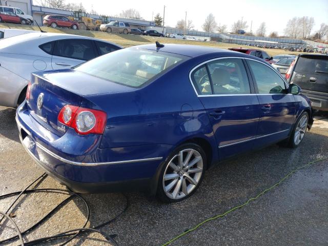 WVWDU73C78P083451 - 2008 VOLKSWAGEN PASSAT VR6 4MOTION BLUE photo 3