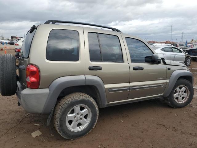 1J4GK48K04W234075 - 2004 JEEP LIBERTY SPORT BEIGE photo 3