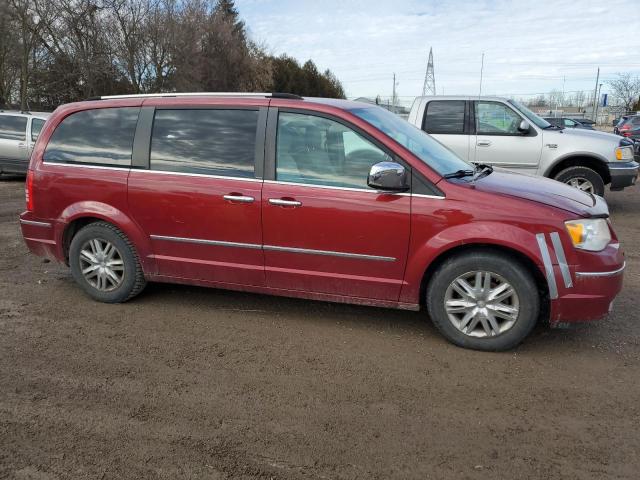 2A4RR6DX4AR315554 - 2010 CHRYSLER TOWN & COU LIMITED RED photo 4