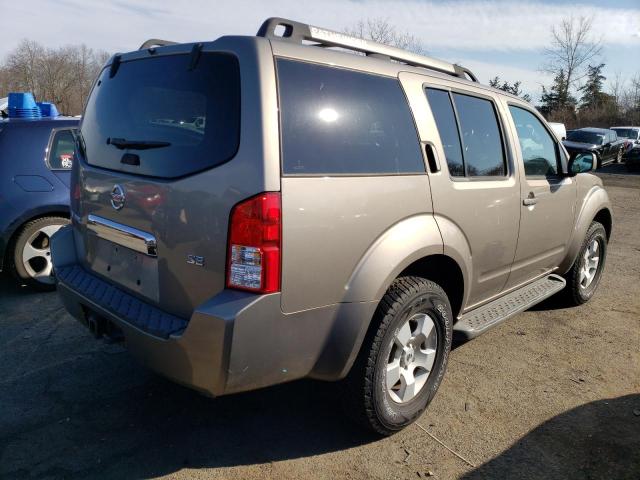 5N1AR18W85C720737 - 2005 NISSAN PATHFINDER LE ნაცრისფერი ფოტო 3