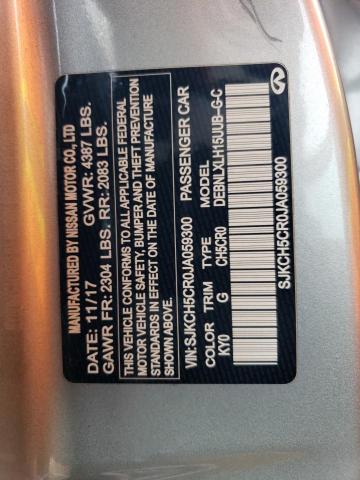 SJKCH5CR0JA059300 - 2018 INFINITI QX30 BASE Graphit Foto 12