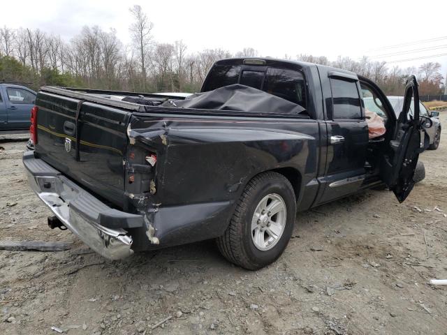 1D7HW58N18S633207 - 2008 DODGE DAKOTA QUAD LARAMIE BLACK photo 3