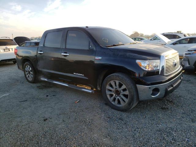 5TFFY5F11AX074794 - 2010 TOYOTA TUNDRA CREWMAX LIMITED BLACK photo 4