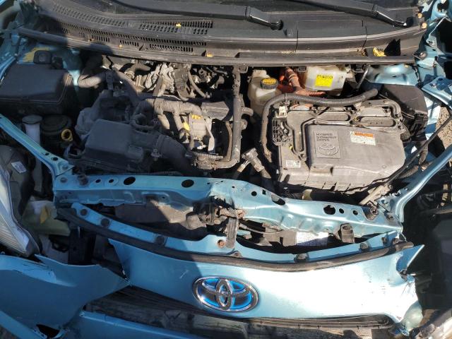 JTDKDTB37E1068979 - 2014 TOYOTA PRIUS C BLUE photo 11