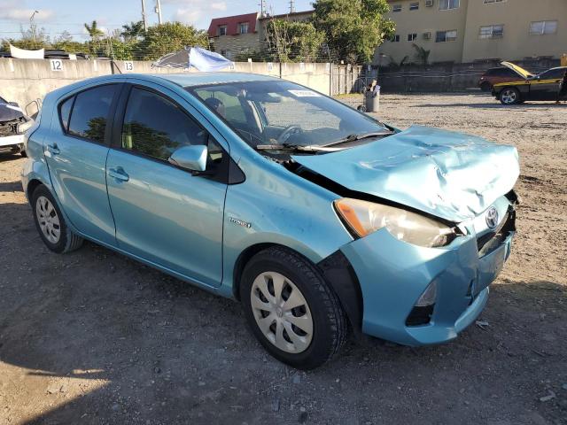 JTDKDTB37E1068979 - 2014 TOYOTA PRIUS C BLUE photo 4