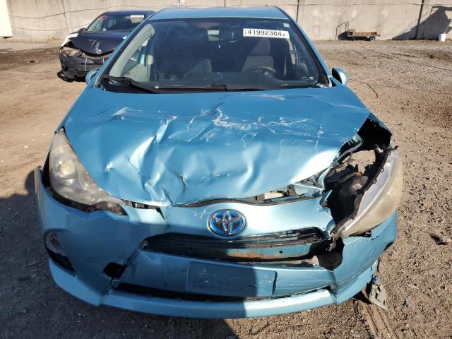 JTDKDTB37E1068979 - 2014 TOYOTA PRIUS C BLUE photo 5