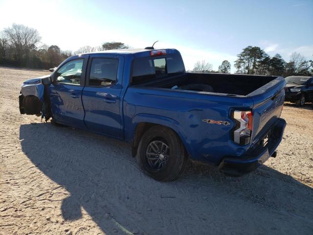 1GCPTCEK0P1201757 - 2023 CHEVROLET COLORADO LT BLUE photo 2