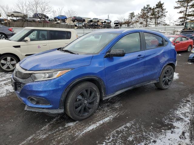 3CZRU6H13MM711734 - 2021 HONDA HR-V SPORT BLUE photo 1