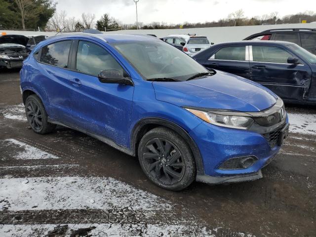 3CZRU6H13MM711734 - 2021 HONDA HR-V SPORT BLUE photo 4