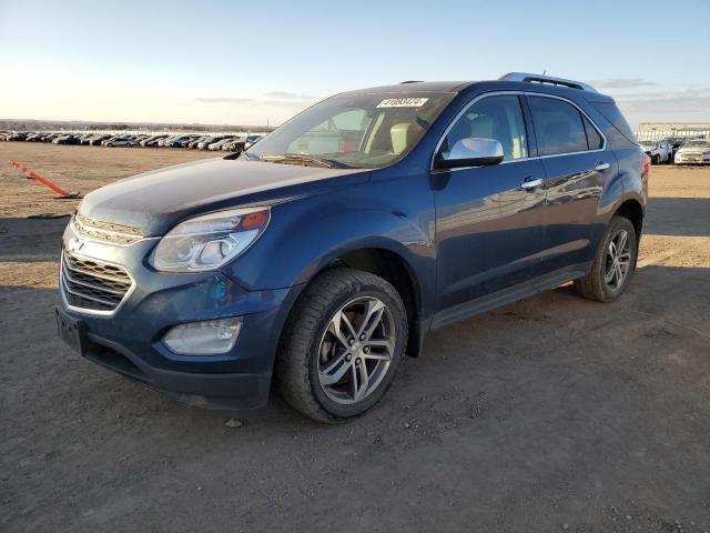 2GNFLGEK1H6160712 - 2017 CHEVROLET EQUINOX PREMIER BLUE photo 1