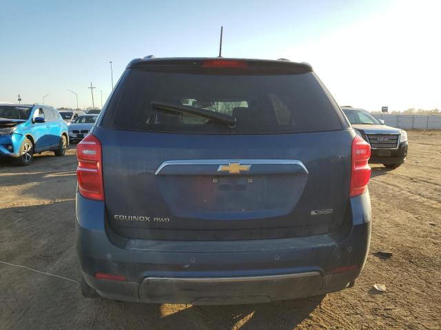 2GNFLGEK1H6160712 - 2017 CHEVROLET EQUINOX PREMIER BLUE photo 6