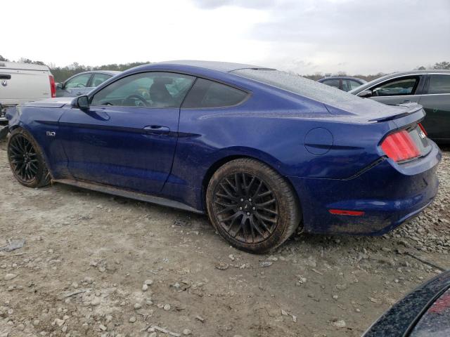 1FA6P8CF2F5399001 - 2015 FORD MUSTANG GT BLUE photo 2