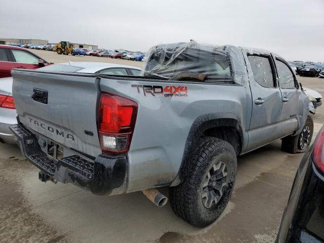 3TMCZ5AN5KM234080 - 2019 TOYOTA TACOMA DOUBLE CAB GRAY photo 3