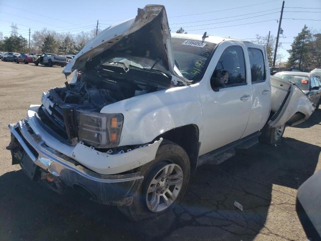 3GTEK23M99G126988 - 2009 GMC SIERRA K1500 SLE WHITE photo 1