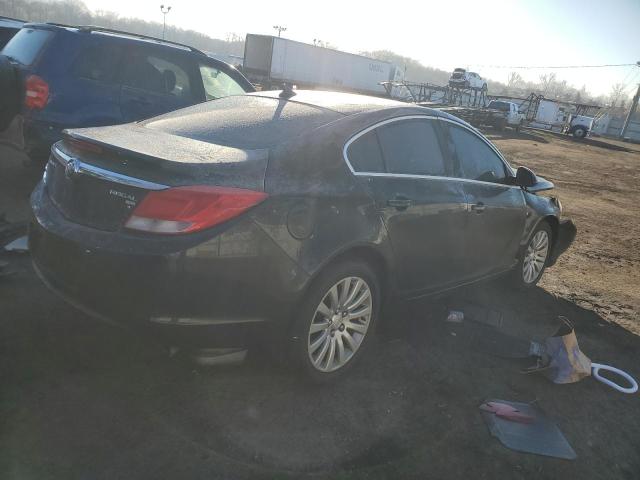 2G4GP5EC3B9186972 - 2011 BUICK REGAL CXL BLACK photo 3