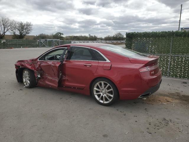 3LN6L2G99ER807136 - 2014 LINCOLN MKZ BURGUNDY photo 2