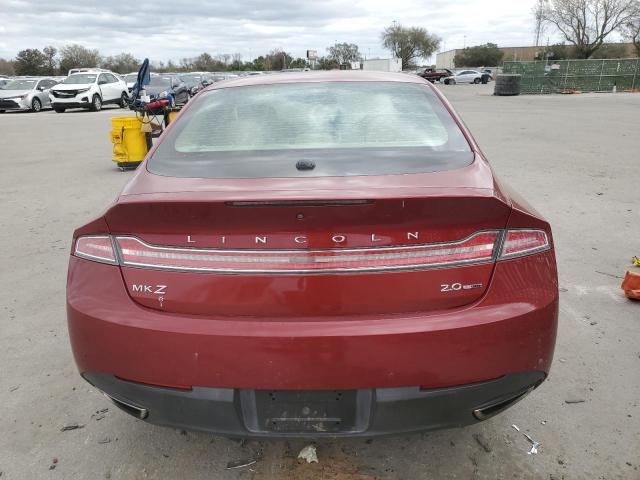 3LN6L2G99ER807136 - 2014 LINCOLN MKZ BURGUNDY photo 6