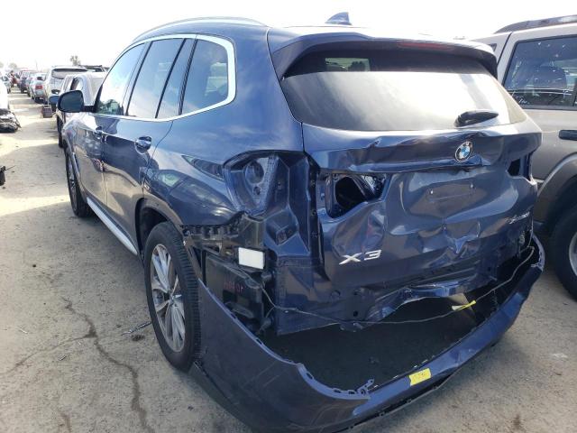 5UXTR9C55JLD69484 - 2018 BMW X3 XDRIVE30I BLUE photo 2