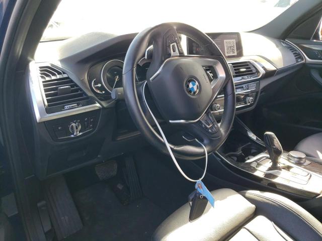 5UXTR9C55JLD69484 - 2018 BMW X3 XDRIVE30I BLUE photo 8